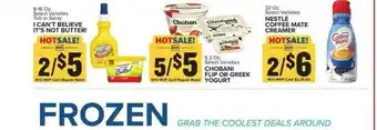 Food Lion I Cant's Believe It's Not Butter!, Chobani Flip Or Greek Yoghurt Or Nestlé Coffee Mate Creamer offer
