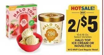 Food Lion Halo Top Ice Cream Or Novelties offer