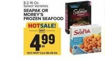 Food Lion Seapak Or Morey's Frozen Seafood offer