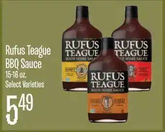 Jewel-Osco Rufus Teague BBQ Sauce 15-16 Oz offer
