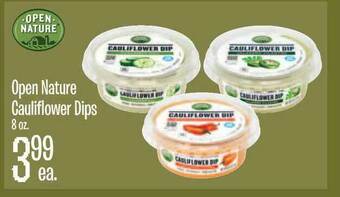 Jewel-Osco Open Nature Cauliflower Dips offer