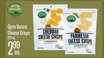 Jewel-Osco Open Nature Cheese Crisps 2.12 Oz offer