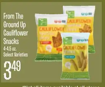 Jewel-Osco From The Ground Up Cauliflower Snacks 4-4.5 Oz offer