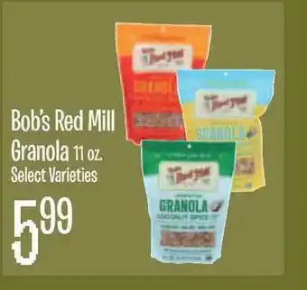 Jewel-Osco Bob's Red Mill Granola 11 Oz offer
