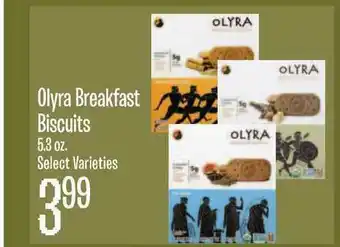 Jewel-Osco Olyra Breakfast Biscuits 5.3 Oz offer