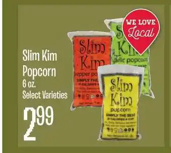 Jewel-Osco Slim Kim Popcorn 6 Oz offer