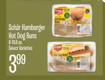 Jewel-Osco Schär Hamburger Hot Dog BBuns 8-10.6 Oz offer