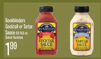 Jewel-Osco Bookbinders Cocktail Or Tartar Sauce 9.5-10.5 Oz offer