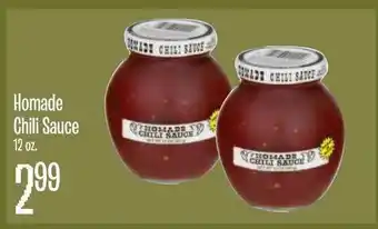 Jewel-Osco Homade Chili Sauce 12 Oz offer