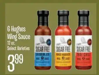 Jewel-Osco G Hughes Wing Sauce 12 Oz offer