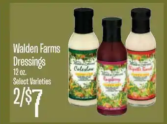 Jewel-Osco Walden Farms Dressings 12 Oz offer