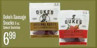 Jewel-Osco Duke's Sausage Snacks 5 Oz offer