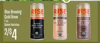 Jewel-Osco Rise Brewing Cold Brew 7 Oz offer