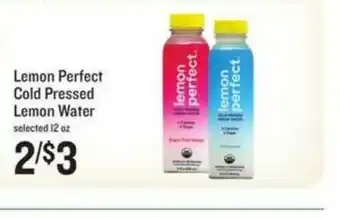 Lowes Foods Lemon Perfect Cold Pressed Lemon Water offer
