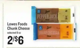 Lowes Foods Lowes Foods Chunk Cheese offer