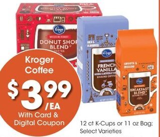 Kroger Kroger Coffee offer