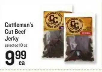 Lowes Foods Cattleman's Cut Beef Jerky offer