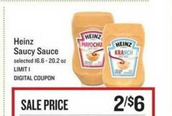 Lowes Foods Heinz Saucy Sauce offer