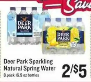 Lowes Foods Deer Park Sparkling Natural Spring Water offer