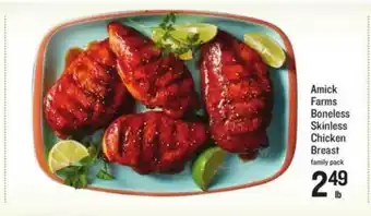 Lowes Foods Amick Farms Boneless Skinless Chicken Breast offer