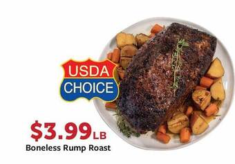 Fareway Boneless rump roast offer