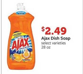 Fareway Ajax dish soap offer
