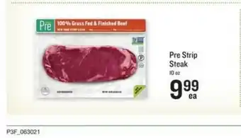 Lowes Foods Pre Strip Steak offer