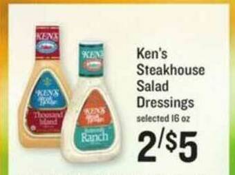 Lowes Foods Ken's Steakhouse Salad Dressings offer