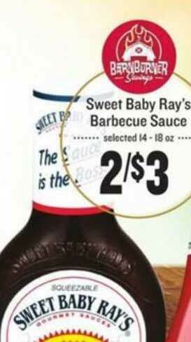 Lowes Foods Sweet Baby Ray's Barbecue Sauce offer