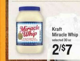 Lowes Foods Kraft Miracle Whip offer