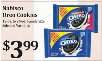 Rosauers Nabisco Oreo Cookies offer