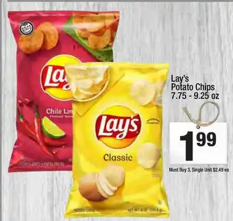 Super King Markets Lay's Potato Chips 7.75 - 9.25 Oz offer