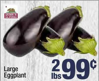 Super King Markets Large Eggplant offer