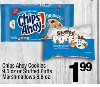 Super King Markets Chips Ahoy Cookies 9.5 Oz Or Stuffed Puffs Marshmallows 8.6 Oz offer
