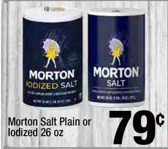 Super King Markets Morton Salt Plain Or Iodized 26 Oz offer