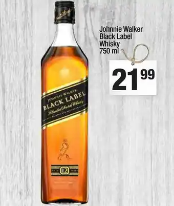 Super King Markets Johnnie Walkers Black Label Whisky 750 ML offer