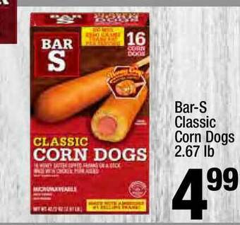 Super King Markets Bar-S Classic Corn Dogs 2.67 Lb offer