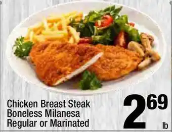 Super King Markets Chicken Breast Steak Boneless Milanesa Regular Or Marinated offer