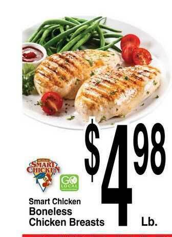 Super Saver Smart Chicken Boneless Chicken Breasts offer