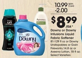 Kroger Downy or Downy Infusions Liquid Fabric Softener offer