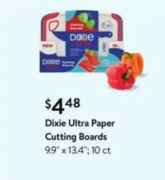Walmart Dixie Ultra Paper Cutting Board 9.9 offer