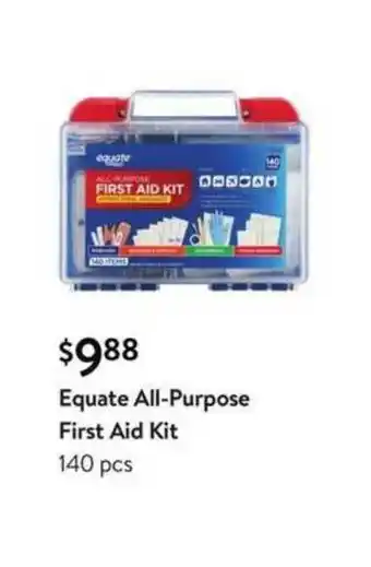 Walmart Equate All-Purpose First Aid Kit 140 Pcs offer