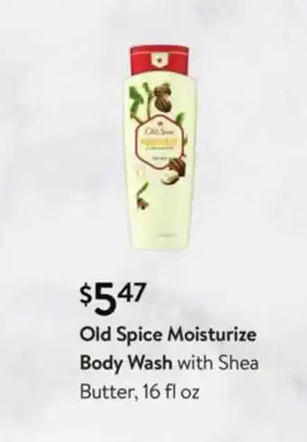Walmart Old Spice Moisture Body Wash With Shea Butter, 16 Fl Oz offer
