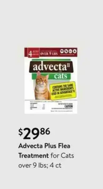 Walmart Advecta Plus Flea Treatment offer