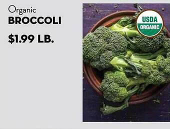 Bristol Farms Organic broccoli offer