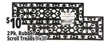 Ocean State Job Lot 2 pk. rubber scroll treads offer