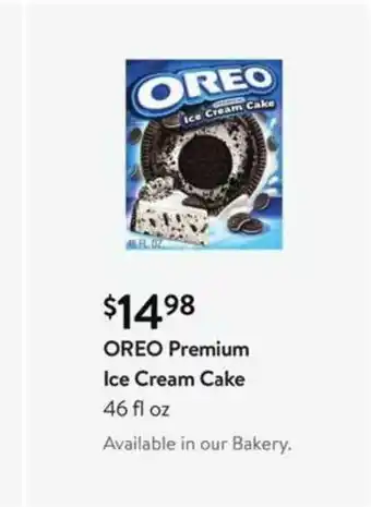 Walmart Oreo Premium Ice Cream Cake offer