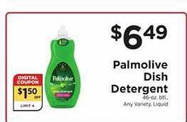 ShopRite Palmolive dish detergent offer