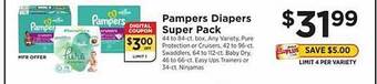 ShopRite Pampers diapers super pack offer