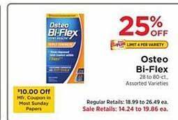 ShopRite Osteo bi-flex offer